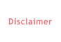 Disclaimer